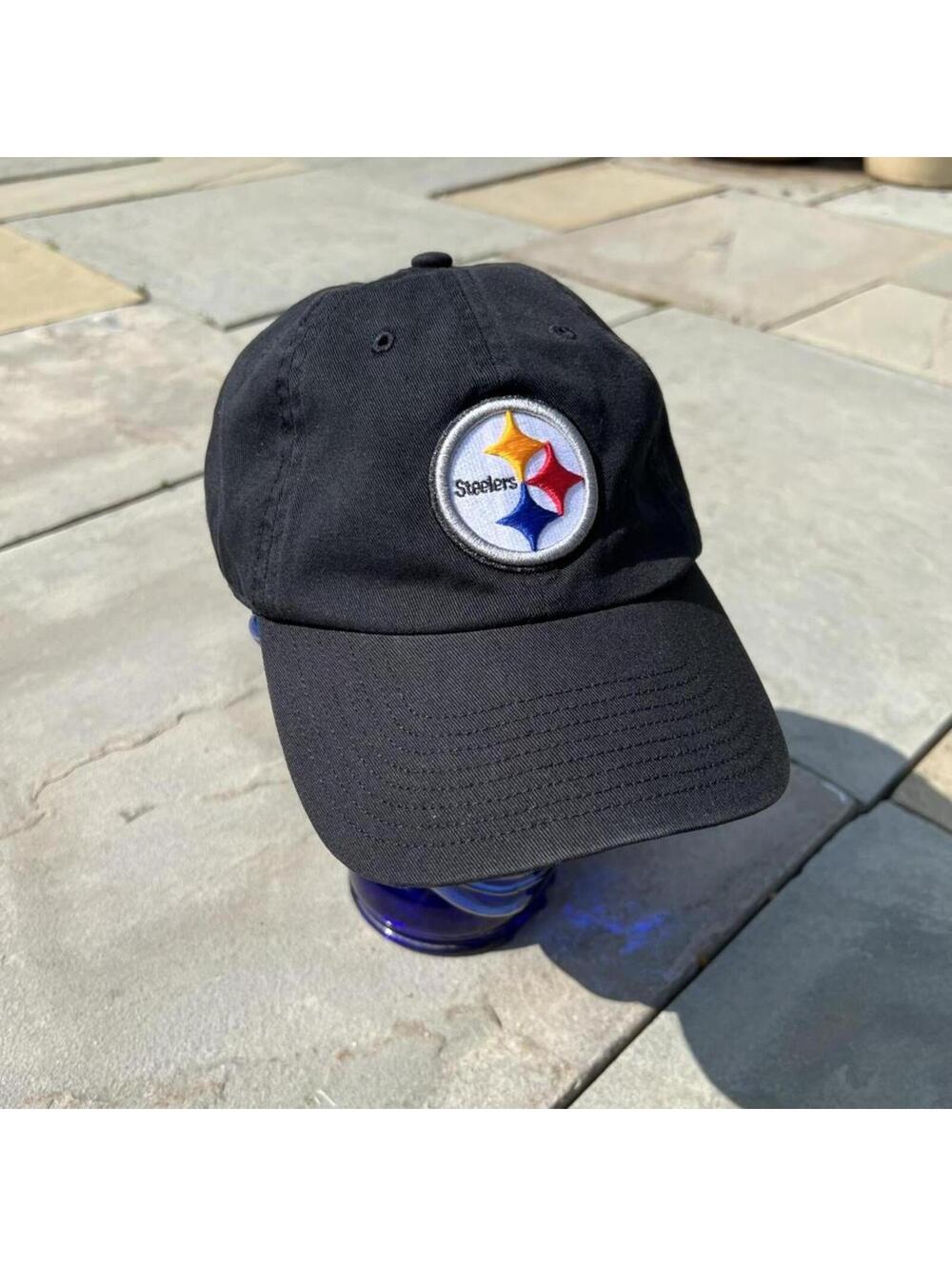 NFL Pittsburgh Steelers 47 Brand Dad Hat Black